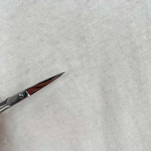 ENZA COSTA Cashmere Loose Short Sleeve Womens XS Off White Tee Shirt T-Shirt NEW - Picture 13 of 15